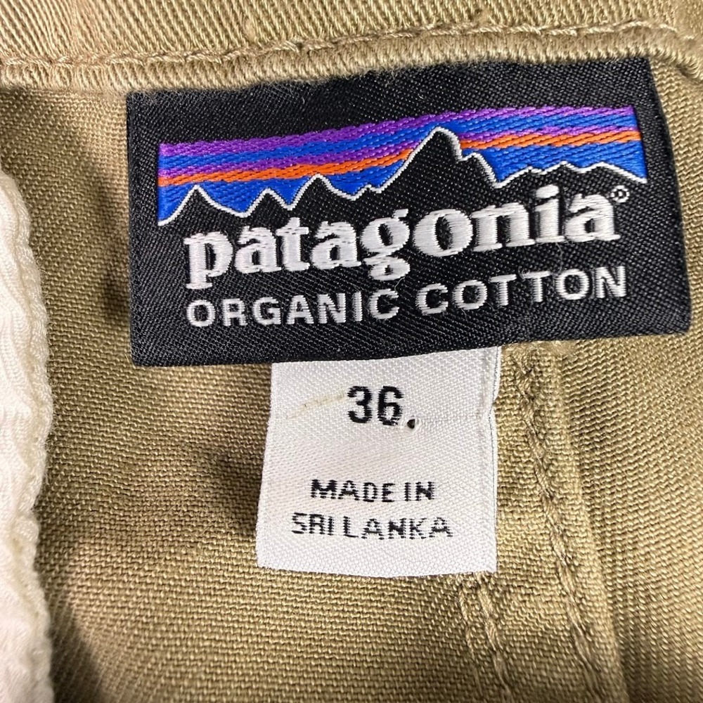 Patagonia Mens Organic Cotton Twill Chino Pants Khaki Tan Size 36 Outdoor Casual - Picture 3 of 8